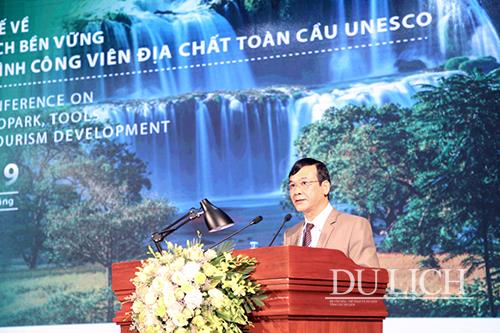 Phó Chủ tịch UBND tỉnh Cao Bằng Nguyễn Trung Thảo phát biểu khai mạc hội thảo